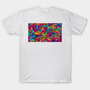 Vibrant Labyrinth 16:9 T-Shirt